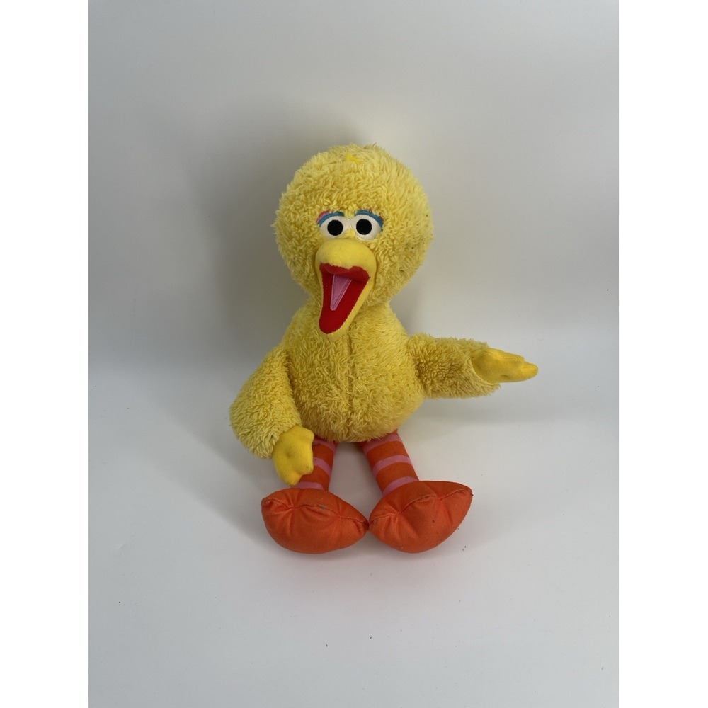 Sesame Street Big Bird Plush Stuffed Animal Kohl's Cares Yellow Toy 16"